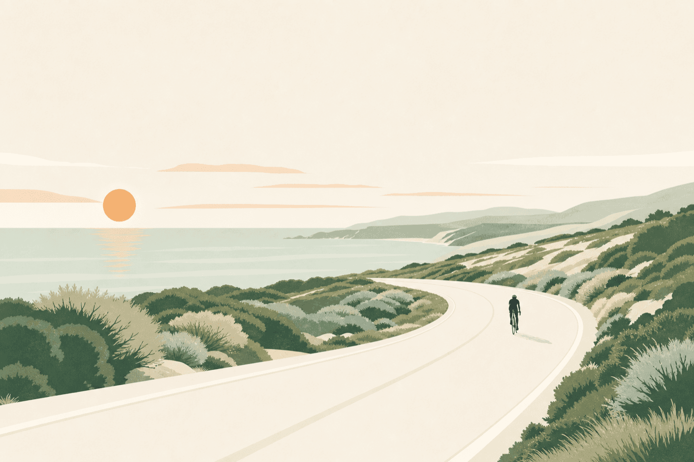 Cycling in ideal conditions