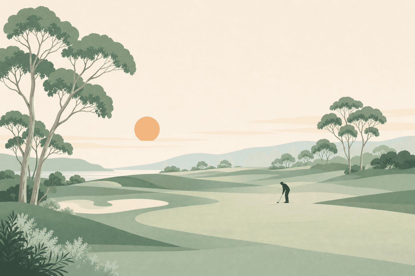 Golf in ideal conditions