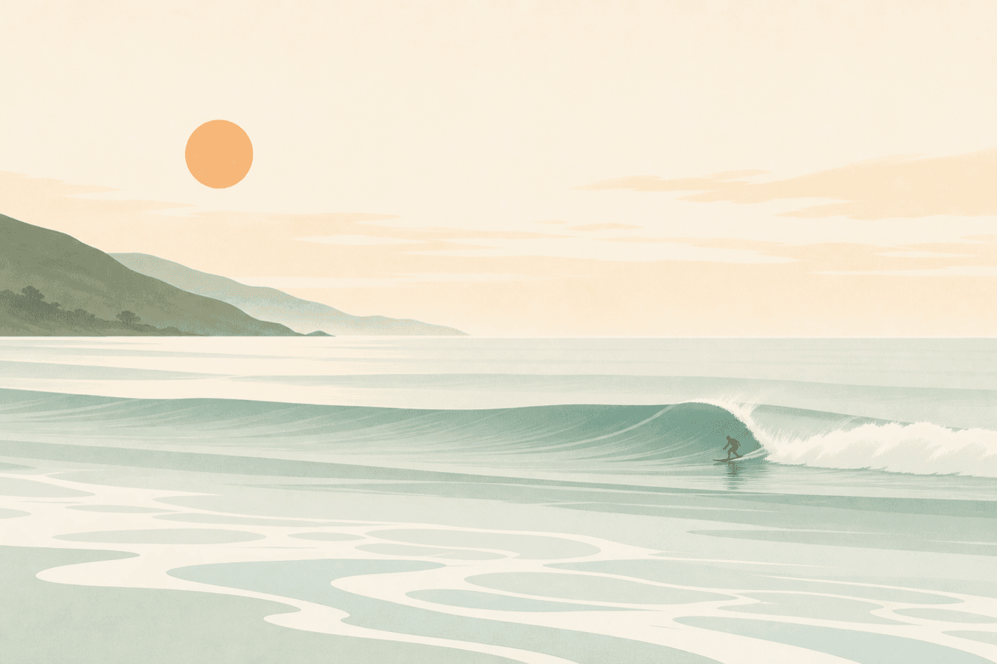 Surf in ideal conditions